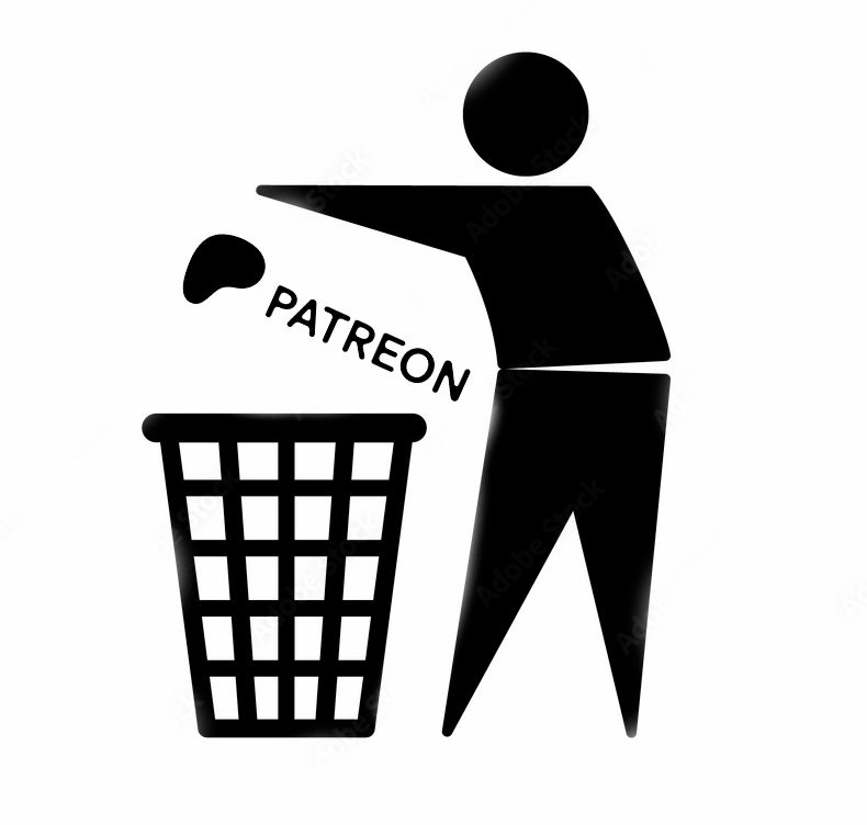 Patreon Trash Logo