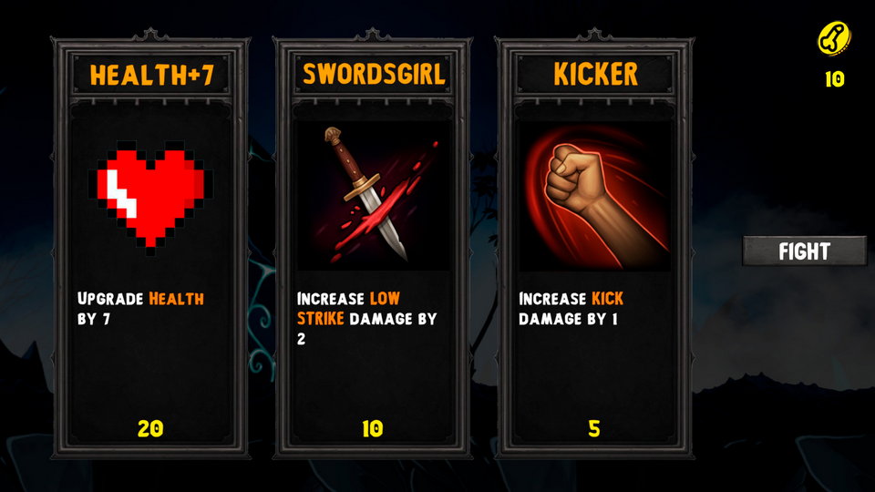 Barbarian Fall Fighting Game V1.4 Roguelike Skills