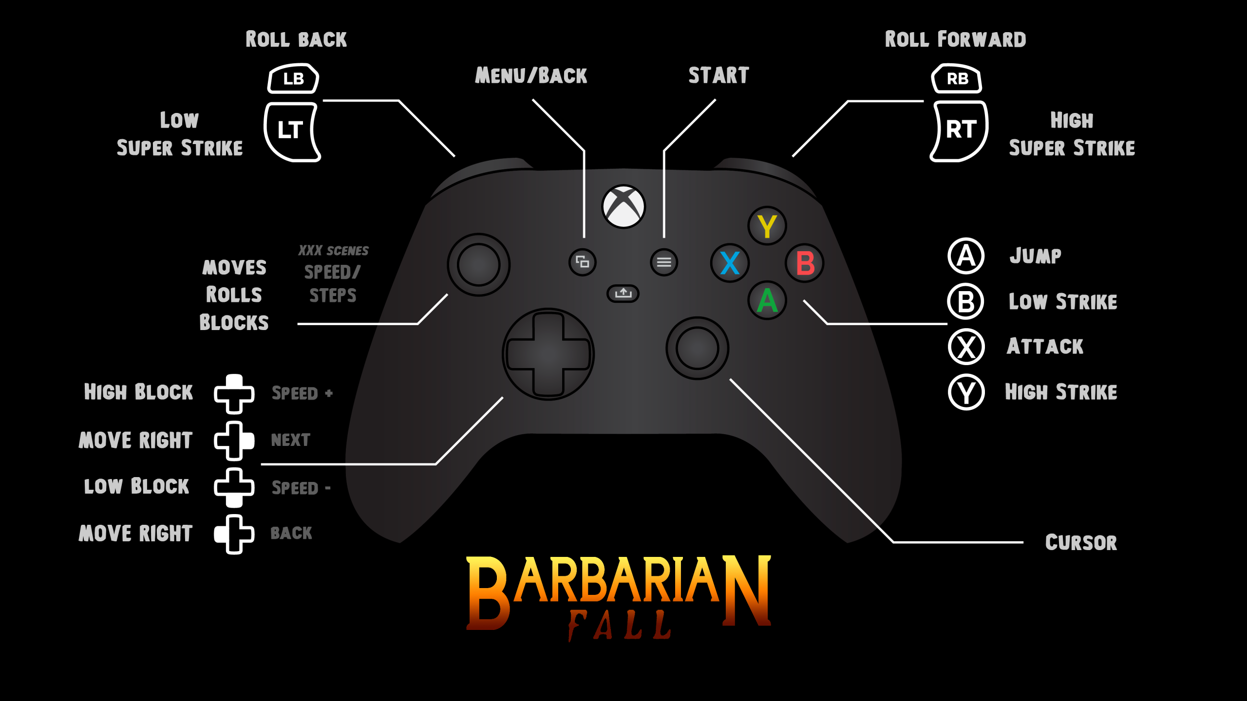 Gamepad Barbarian Fall Scaled - Barbarian Fall: Roguelite | V1.5.8 | Win | Download
